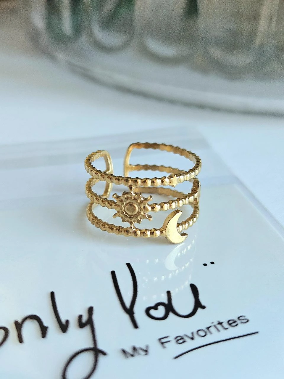 Trendy stainless steel ring – photo 2